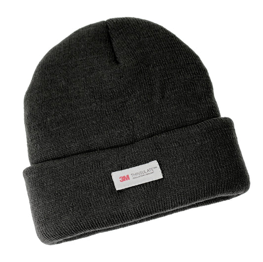 Dents 3M Thinsulate Pull On Beanie Hat Ski Knit Thermal Insulated in Black-0