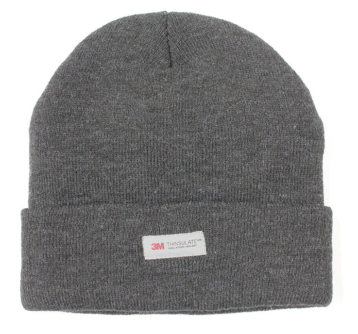 Dents 3M Thinsulate Pull On Beanie Hat Ski Knit Thermal Insulated in Charcoal Grey-0