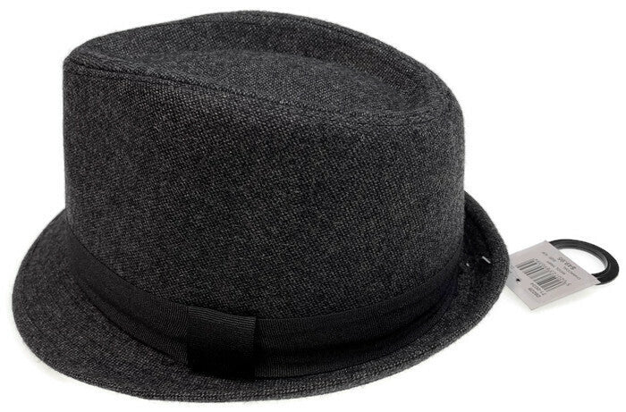 DENTS Wool Trilby Hat Stingy Brim w Band Fedora Warm Winter Fully Lined - Charcoal-2