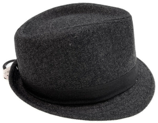 DENTS Wool Trilby Hat Stingy Brim w Band Fedora Warm Winter Fully Lined - Charcoal-3