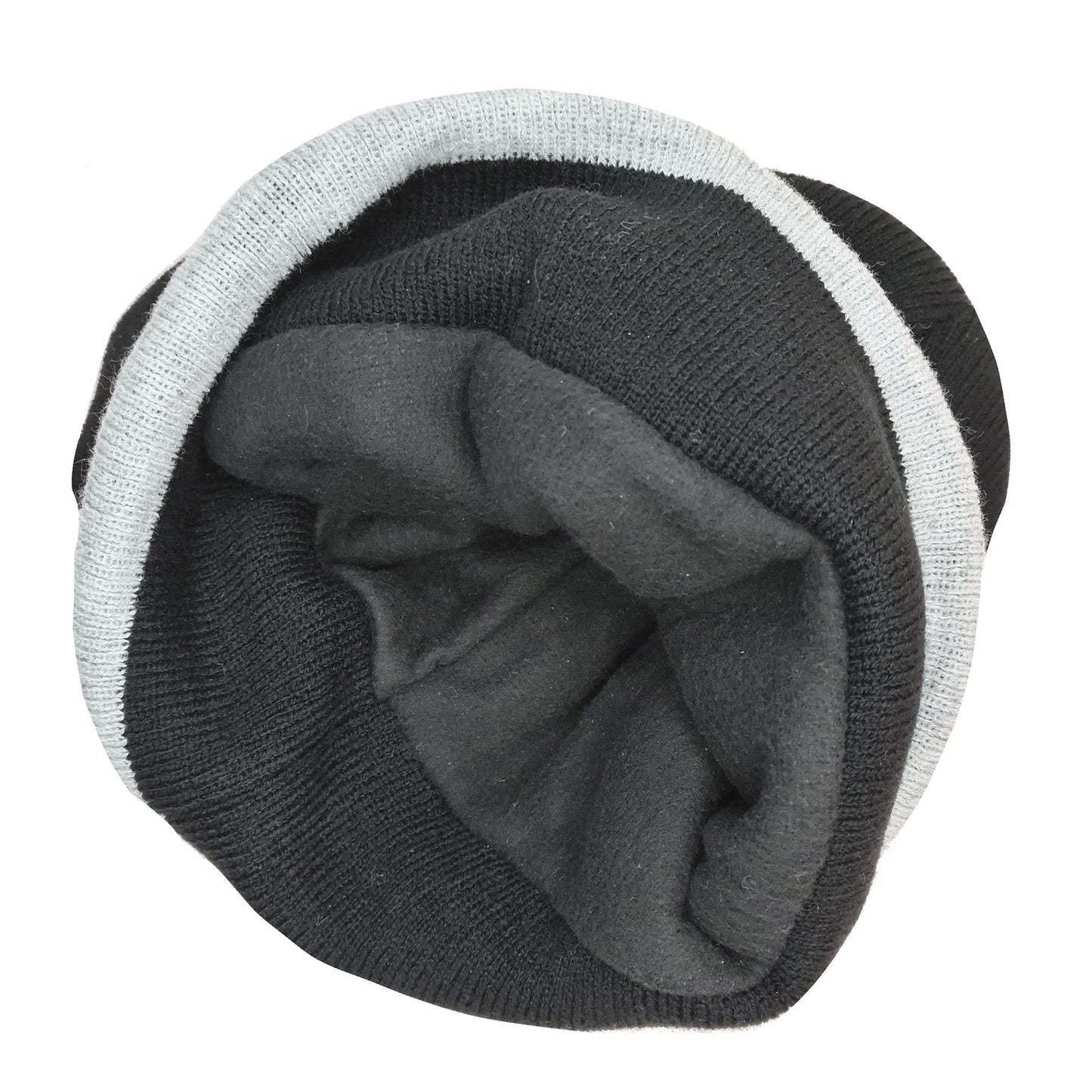Dents 3M Thinsulate Beanie Hat with Contrast Brim Edge - Black-2