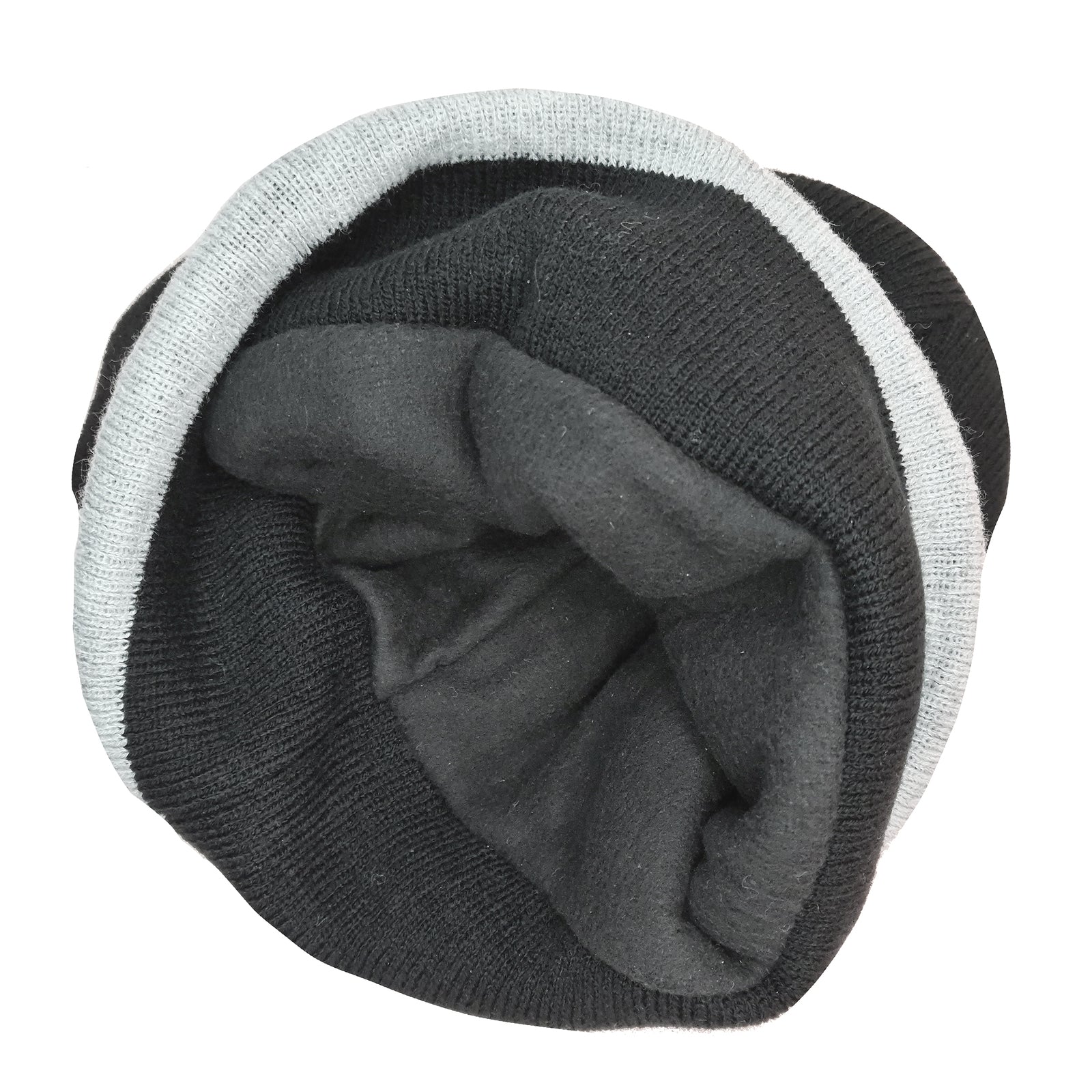 Dents 3M Thinsulate Beanie Hat with Contrast Brim Edge - Black-2