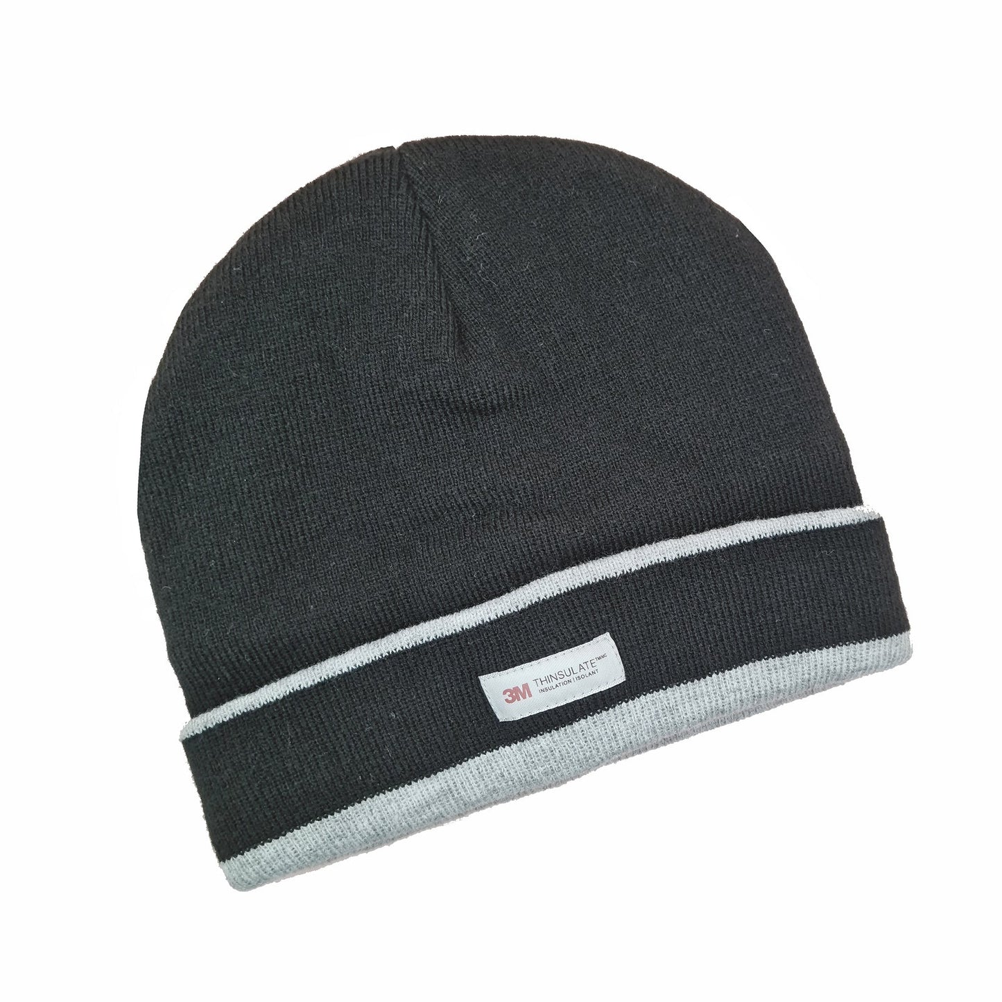 Dents 3M Thinsulate Beanie Hat with Contrast Brim Edge - Black-0