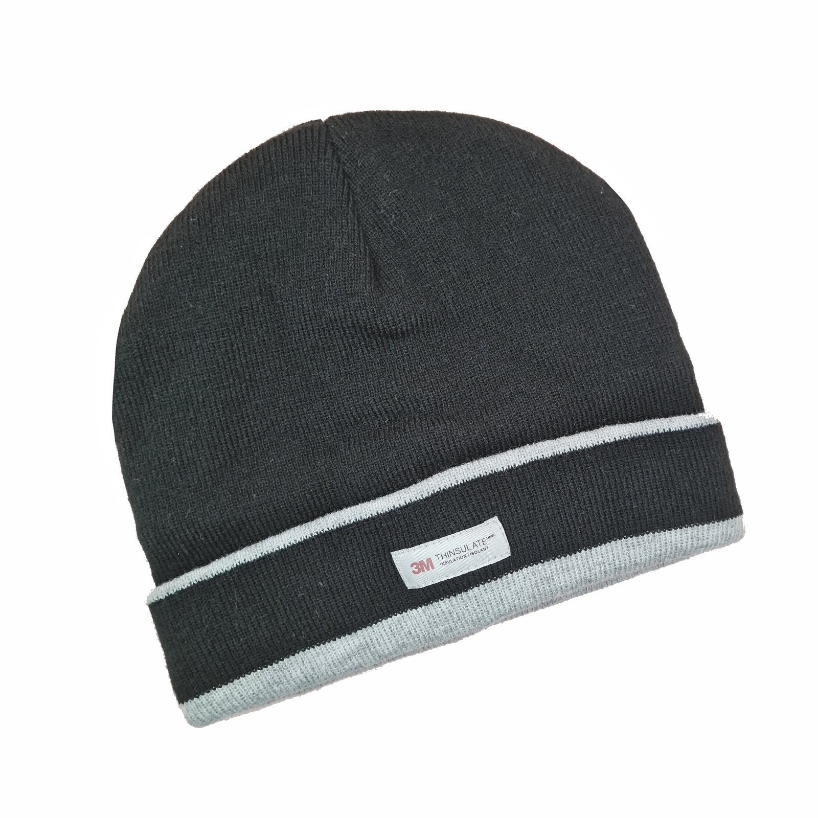 Dents 3M Thinsulate Beanie Hat with Contrast Brim Edge - Black-0