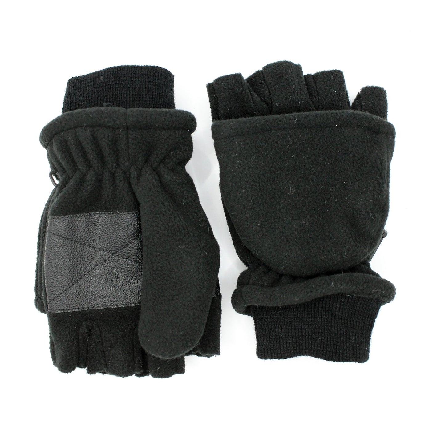 Dents Mens 3M Thinsulate Lined Half Finger Gloves/Mittens Fingerless Warm Winter in Black