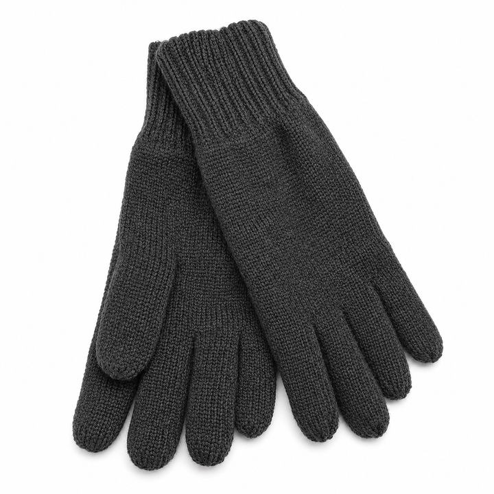 Dents 3M Thinsulate Lined Knit Gloves in Black - One Size