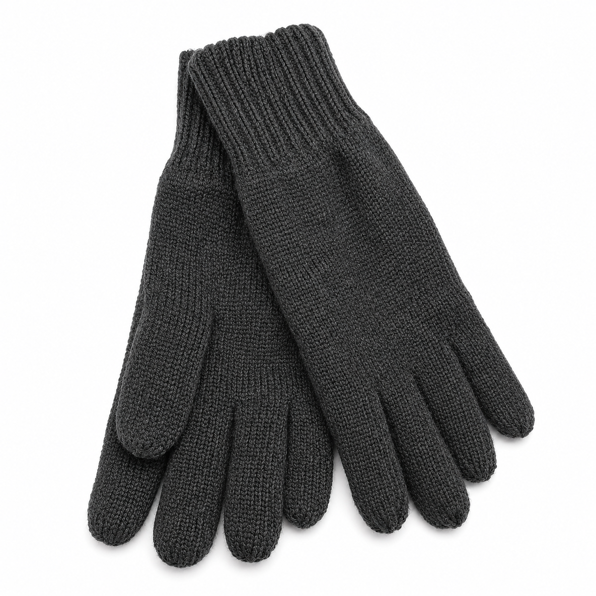 Dents 3M Thinsulate Lined Knit Gloves in Black - One Size