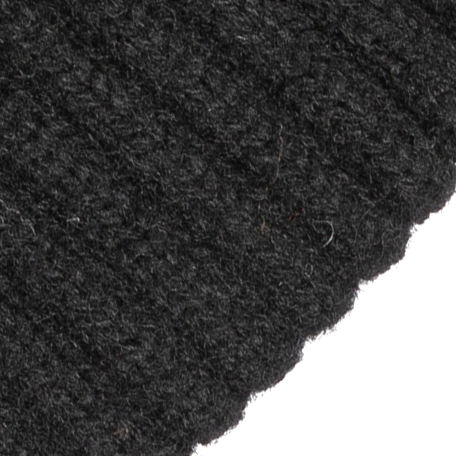 Mens Wool Blend Thinsulate  Lined Knitted Gloves - Black-4