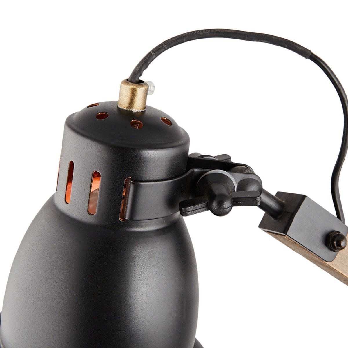 2x Lamps - Faroe Scandi Floor + Table Desk Light Modern Natural Wooden Retro-3