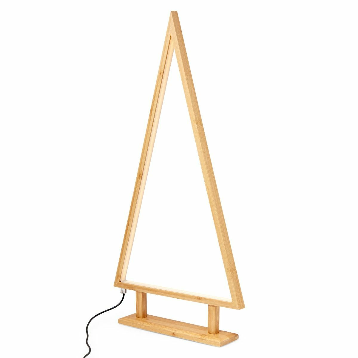 65cm Large Bamboo Christmas Tree LED Table Lamp Light Bedside Xmas - Natural-3