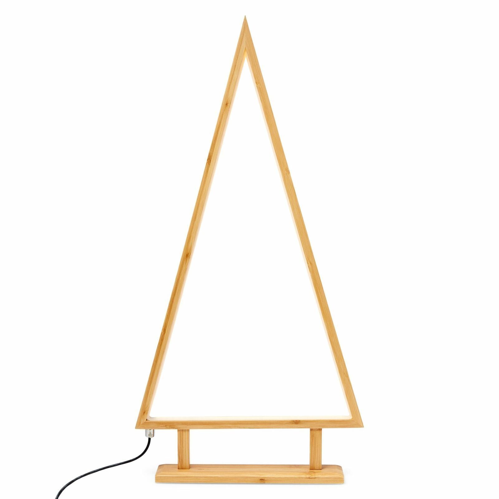 65cm Large Bamboo Christmas Tree LED Table Lamp Light Bedside Xmas - Natural-0