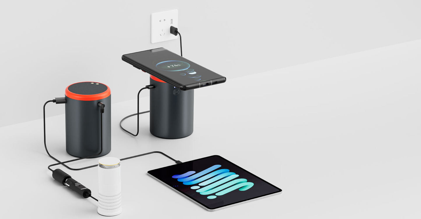 3-in-1 Auto Smart Kit with Tyre Inflator, Vacuum Cleaner, and Power Bank