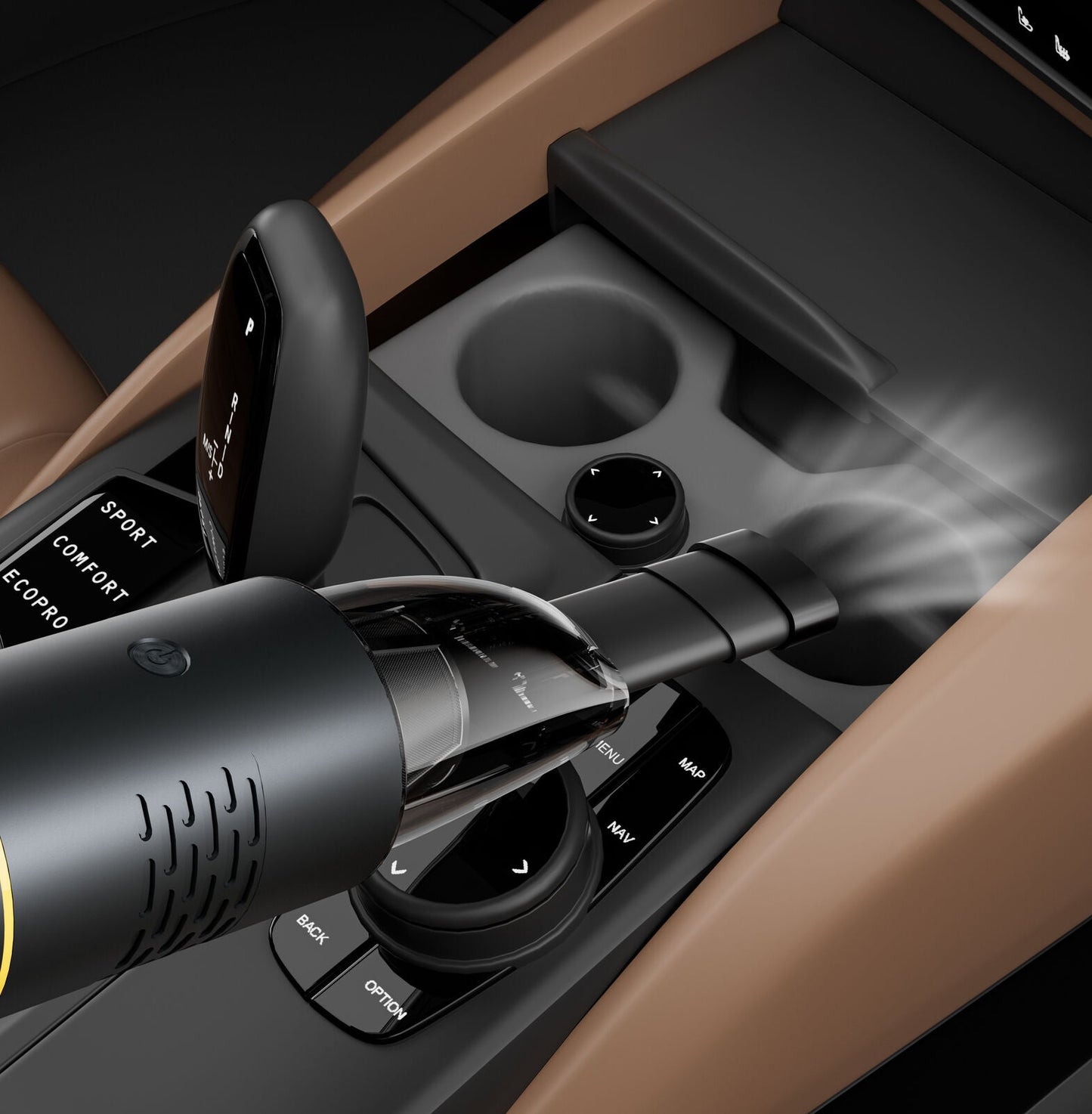 3-in-1 Auto Smart Kit with Tyre Inflator, Vacuum Cleaner, and Power Bank