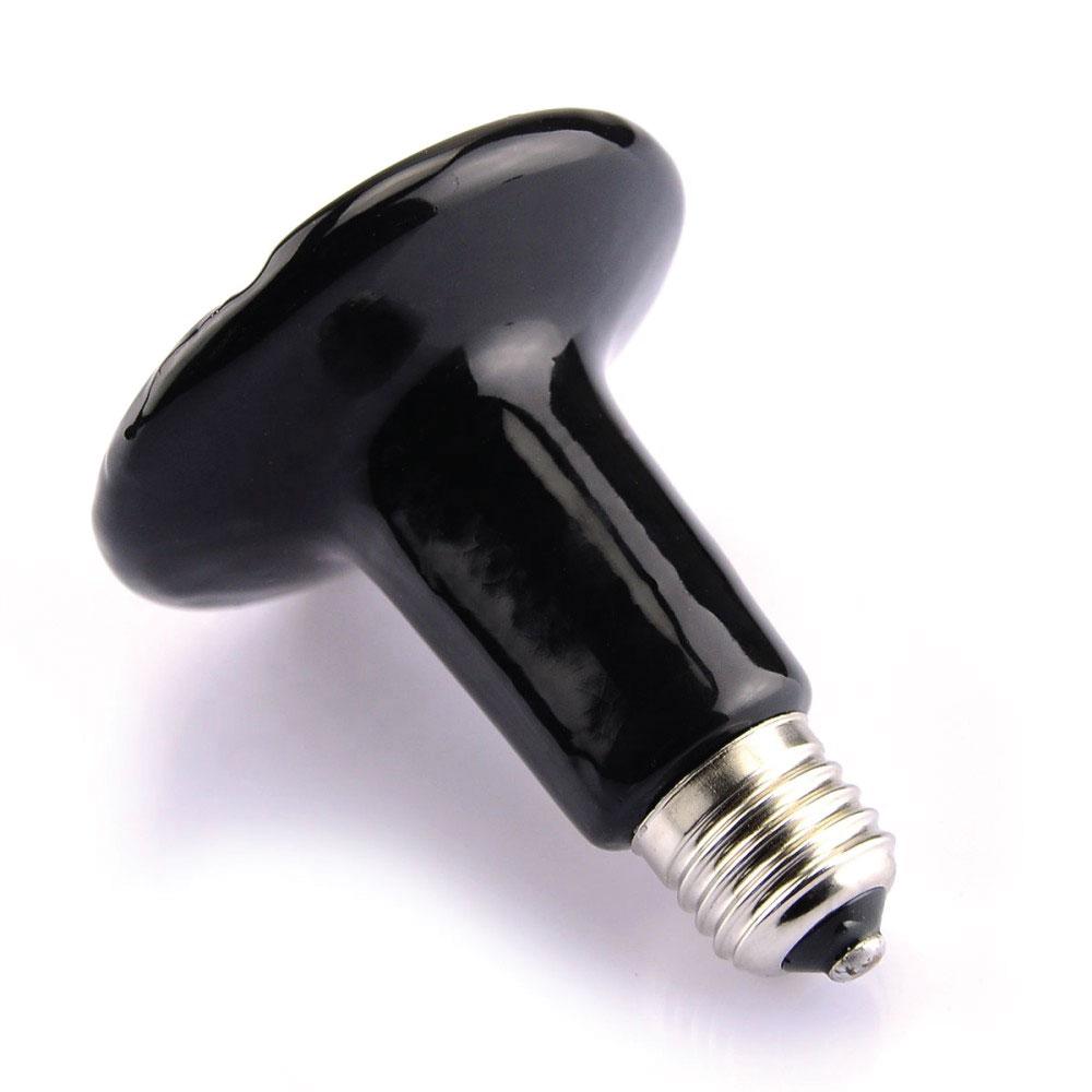 75W Pet Ceramic Heat Lamp - Infrared Heat Emitter Reptile Snake Lizard Chicken-2
