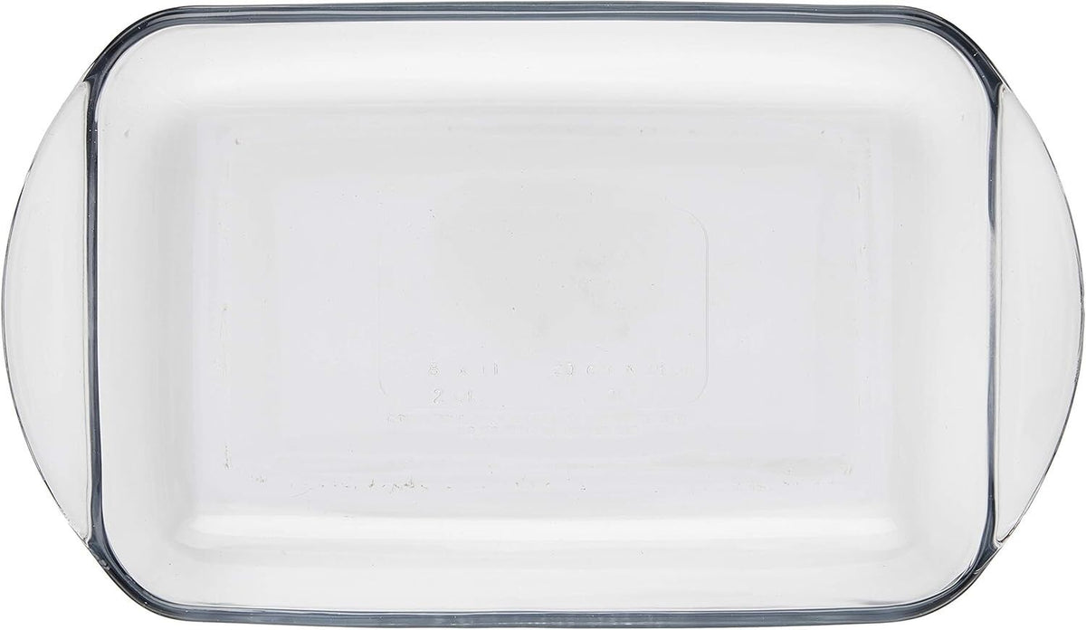 2x Anchor Hocking Fire-King Rectangular Baker 28x20cm - 2 Litre Capacity
