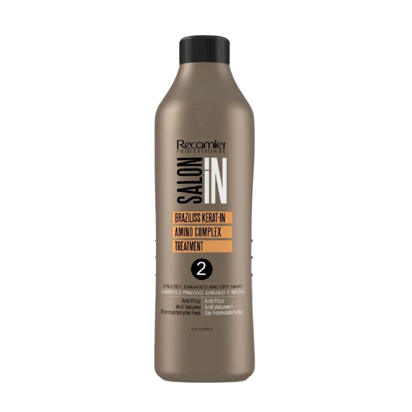 1 Litre Premium Recamier Pure Keratin Treatment Smoothing Straightening (Step 2)