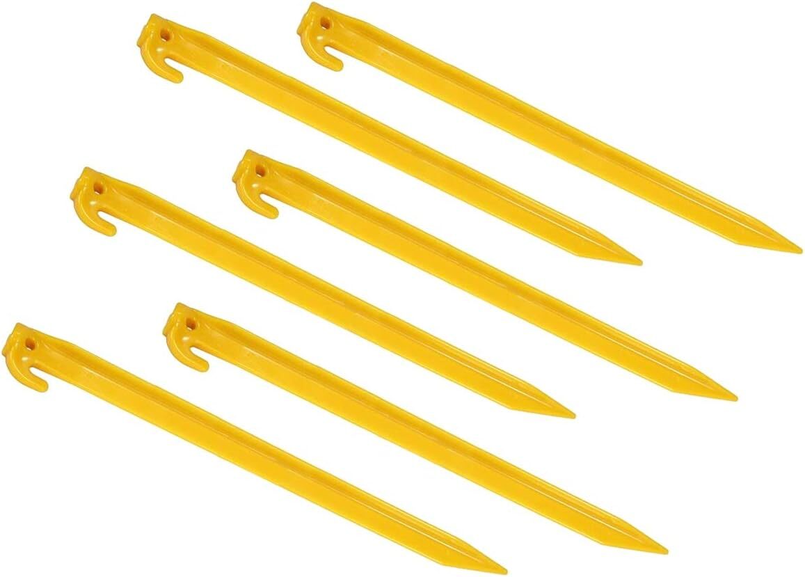 12pcs Coleman 300mm ABS Pegs Heavy Duty Tent Awnings Sport Nets Peg-0