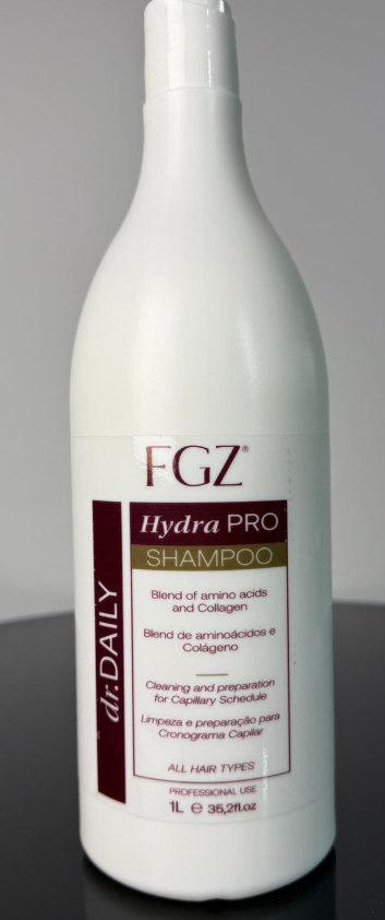 Hydra Pro Shampoo 1L (Amino Acids / Collagen / Silk Protein) by FGZ Keratin & Nanoplasty SAFE