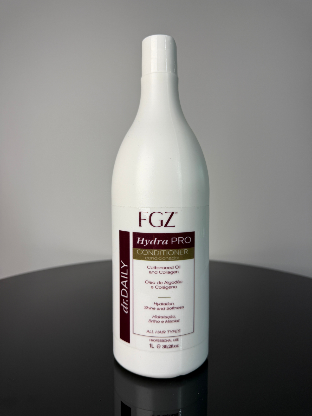 Hydra Pro Conditioner 1L (Cottonseed Oil / Collagen / Silk Protein) by FGZ - Keratin & Nanoplasty SAFE