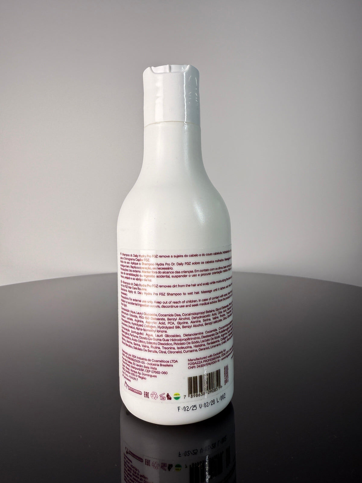 Hydra Pro Shampoo 300ml (Amino Acids / Collagen / Silk Protein) by FGZ - Keratin & Nanoplasty SAFE