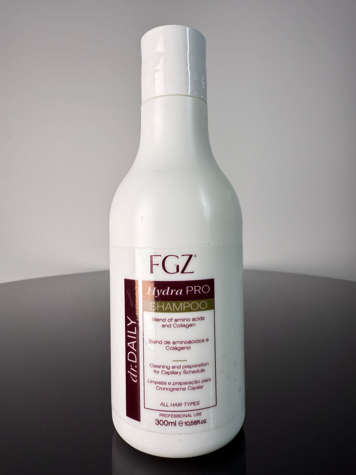 Hydra Pro Shampoo 300ml (Amino Acids / Collagen / Silk Protein) by FGZ - Keratin & Nanoplasty SAFE