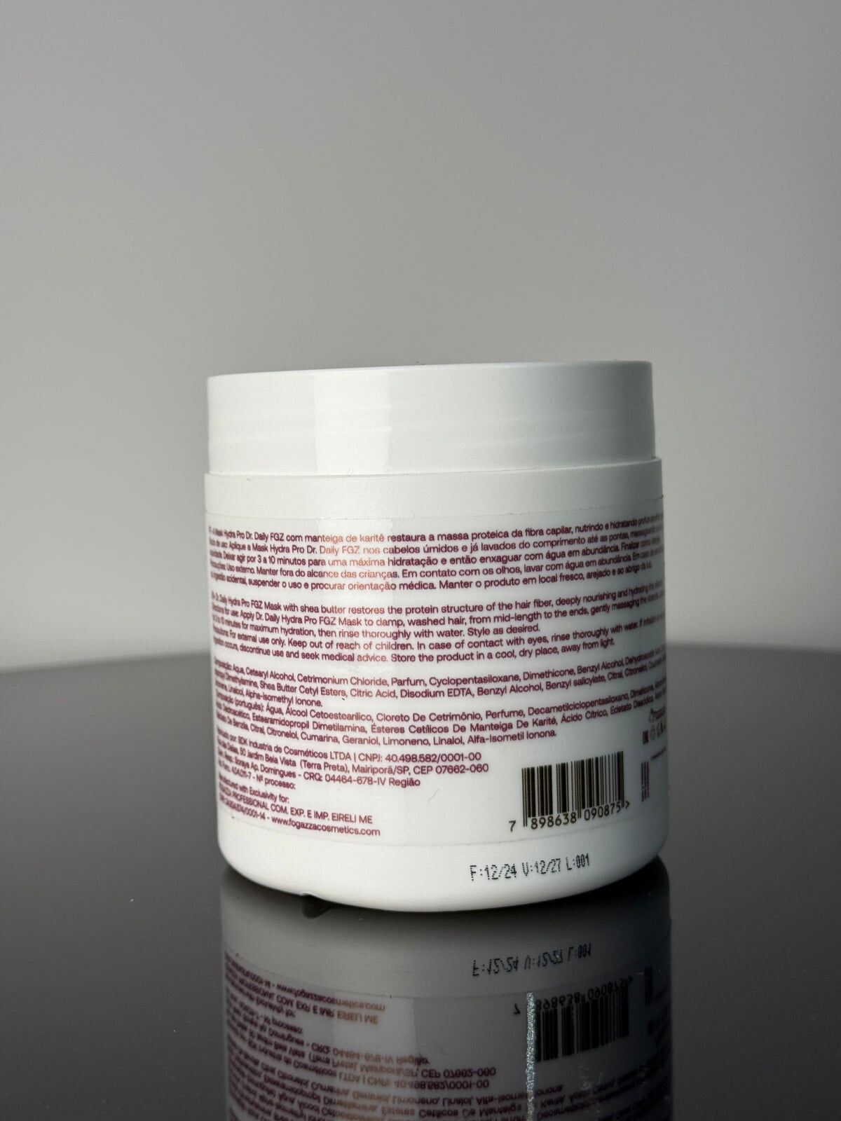 HYDRA PRO HYDRATING MASK (Shea Butter / Lemon / Citronellol) 500g by FGZ