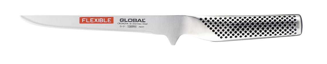 Global Stainless Steel Boning Knife 16cm - Made in Japan (G-21)