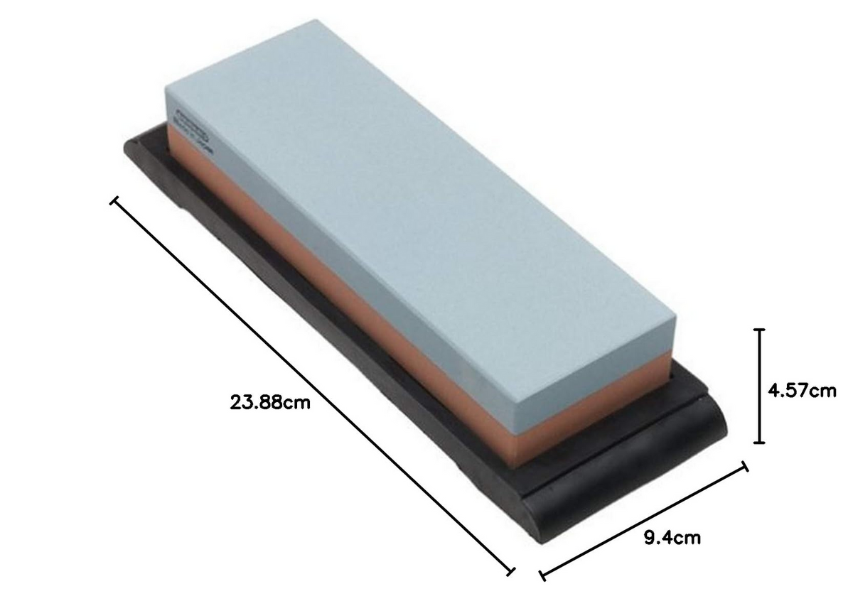 Global Combination Whetstone Large 1000/240 Grit G-1800L Medium/Course - Made in Japan