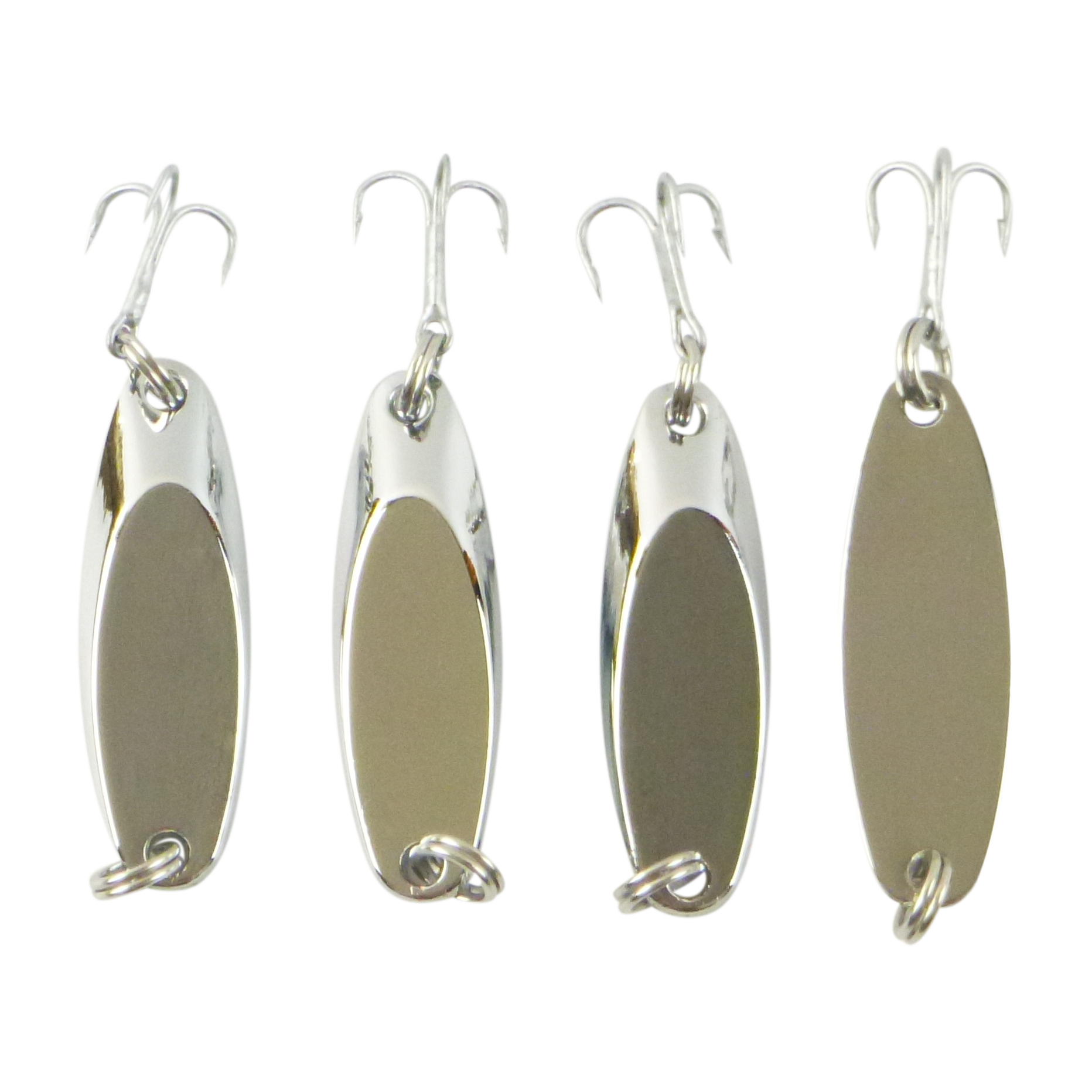 Finesse Chrome Kaster Jig, 7 Grams. Pack of 4 Jigs-0