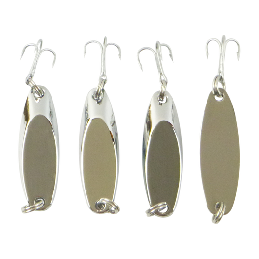 Finesse Chrome Kaster Jig, 7 Grams. Pack of 4 Jigs-0