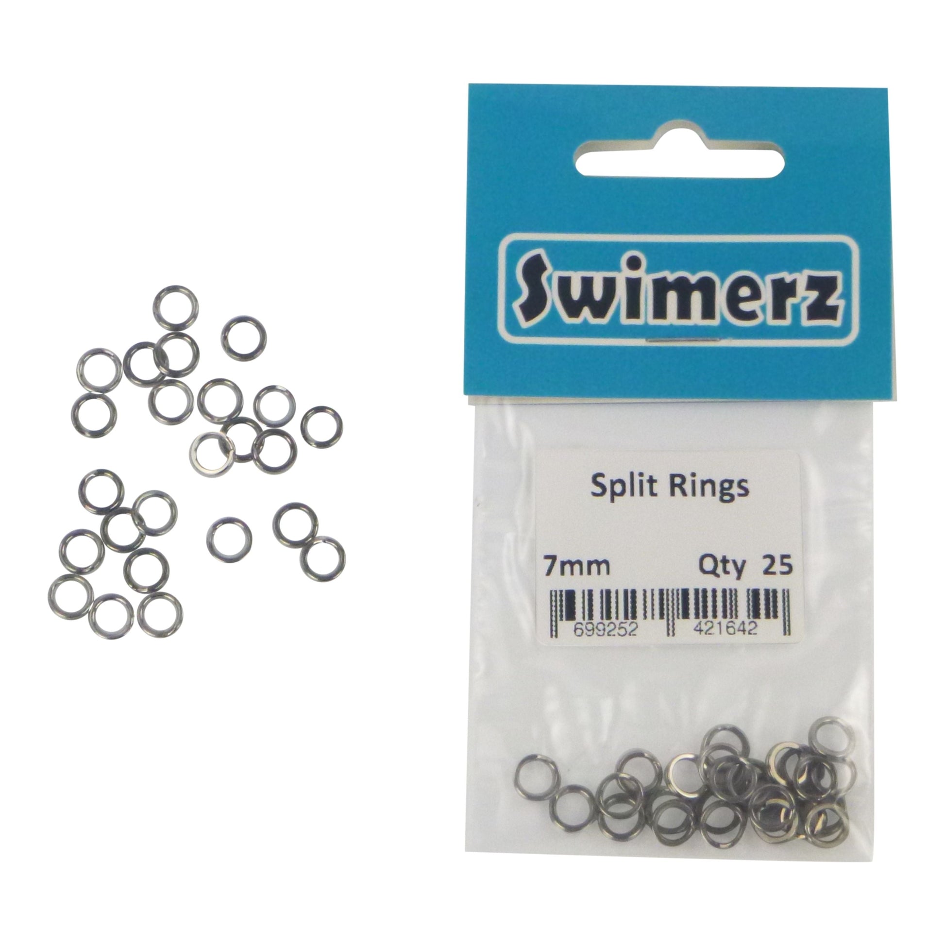 Swimerz 7mm Split Ring Stainless Steel, 25 Pack-1