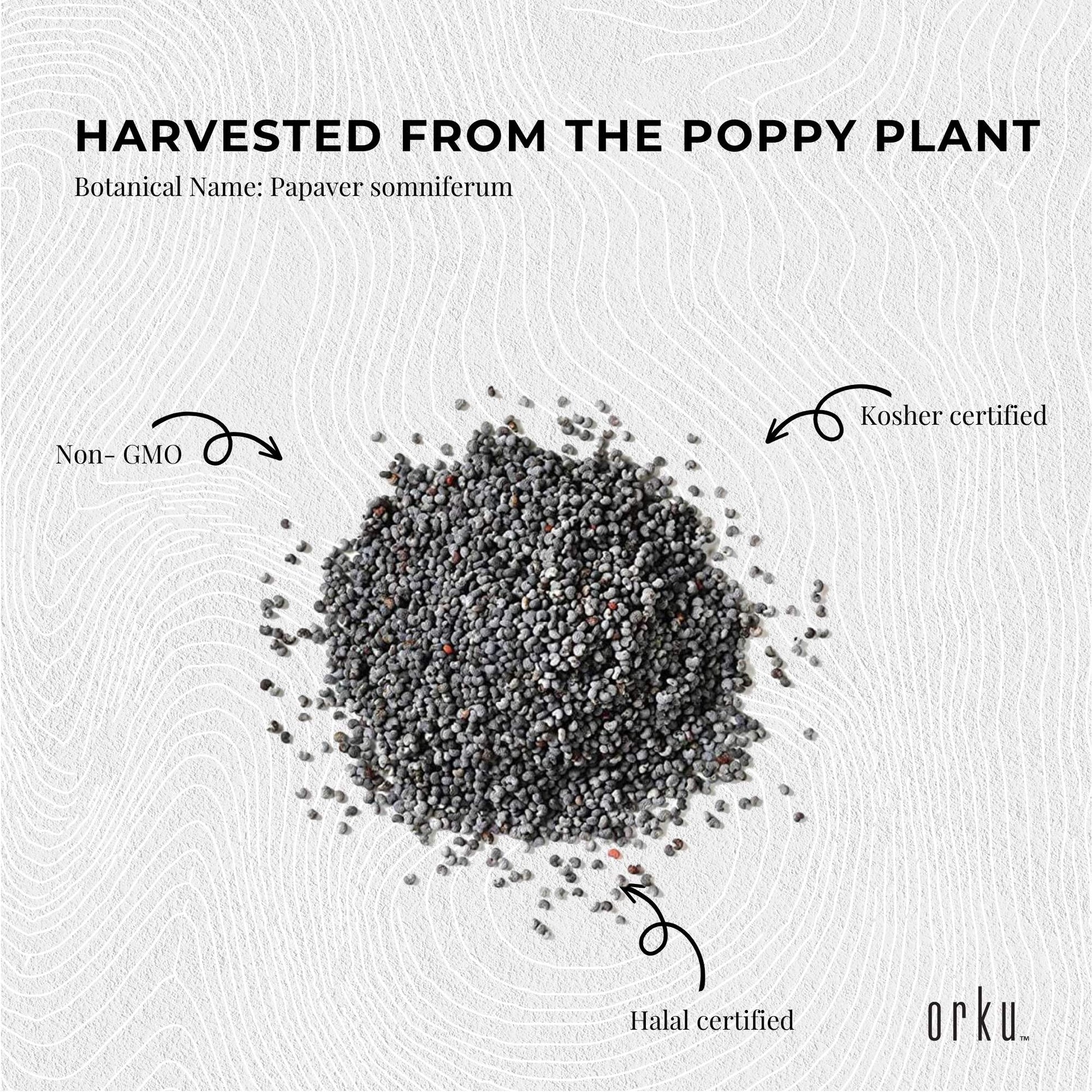 800g Poppy Seeds Unwashed Bucket Papaver Somniferum For Baking and Decorating-4