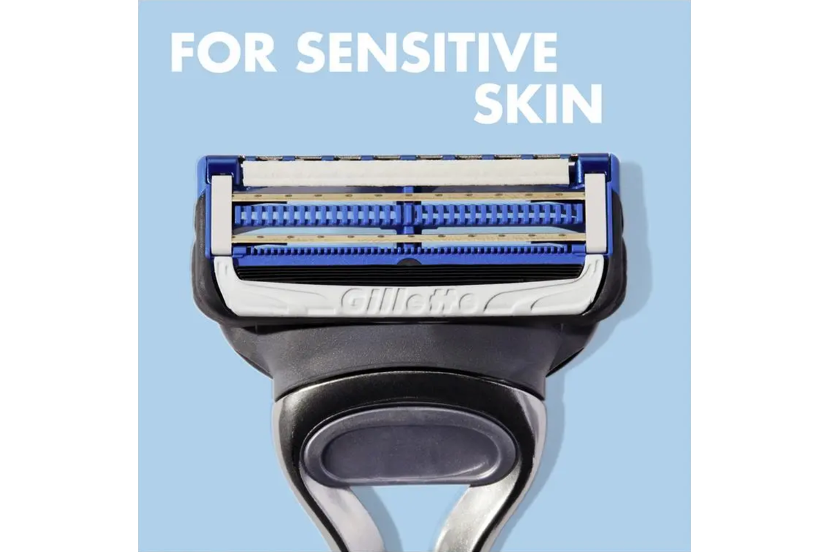 Gillette Mens Razor Skinguard Razor (1 Handle with 1 Cartridge)