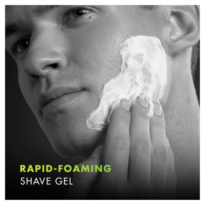 6x Gillette Labs 198ml Shaving Gel Rapid Foaming