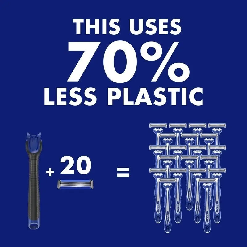 Gillette Solo 3 Disposable Razors Mens Shaving Blade 20pk