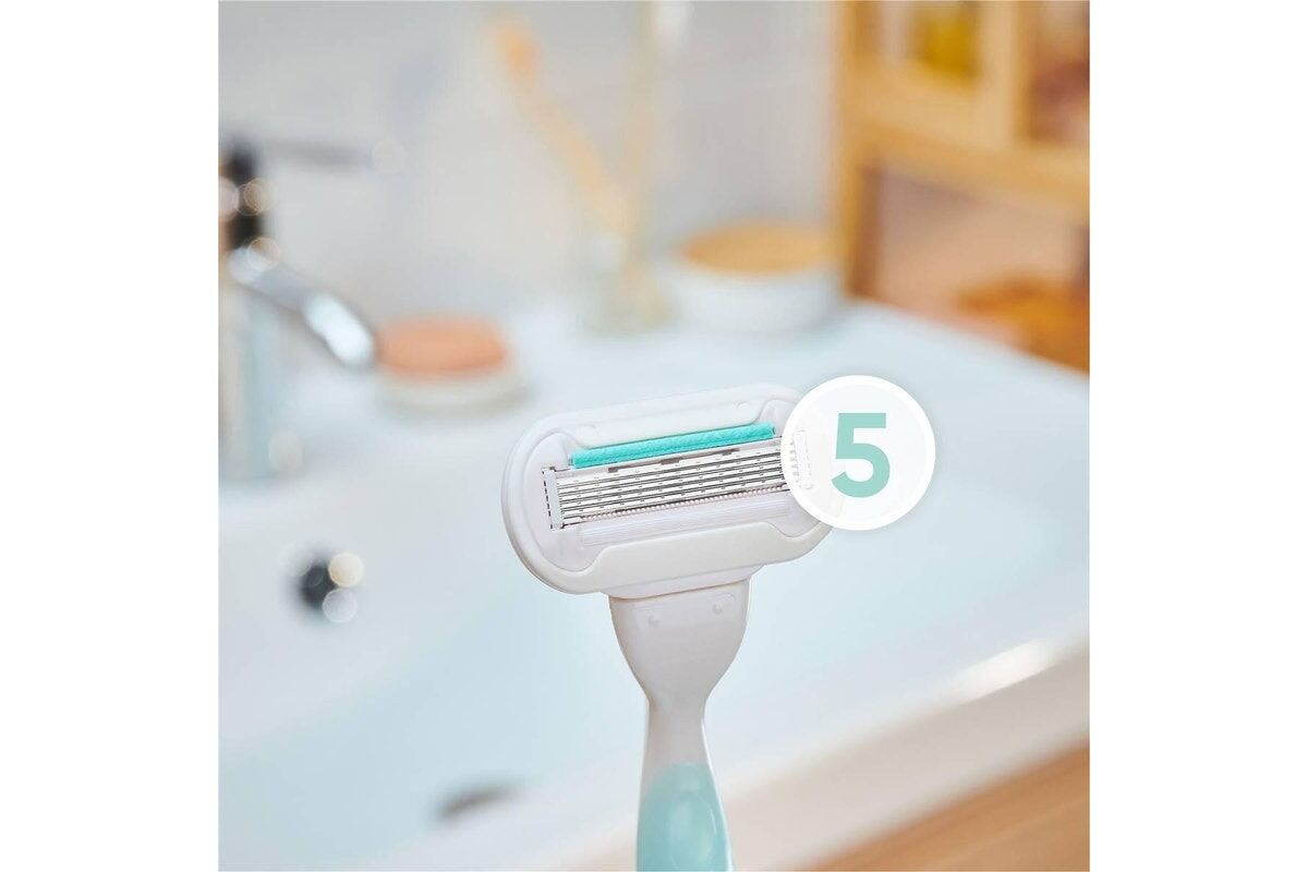 Gillette Womens Venus 3 Blade Razor Smooth Sensitive Includes Handle + 2 Cartridge