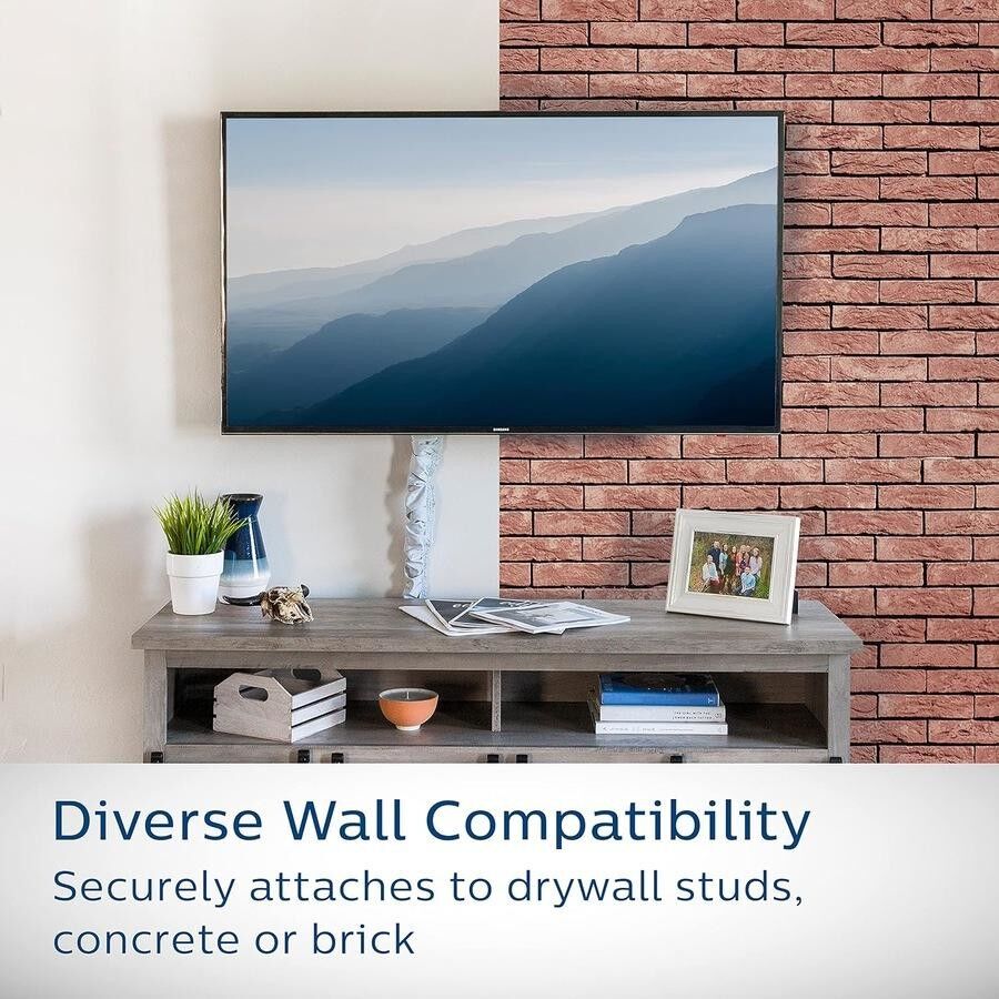 Philips 40"-100" Universal Tilt TV Wall Mount VESA for Flat & Curved Screens/Televisions