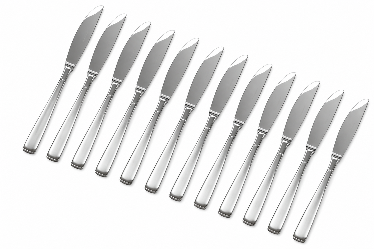 12x Tramontina Simplicity 18/10 Stainless Steel Dessert Knife