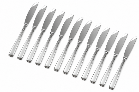 12x Tramontina Simplicity 18/10 Stainless Steel Dessert Knife