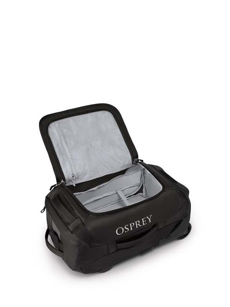 Osprey 40L Wheeled Transporter Duffel Bag Travel Carry On Suitcase in Black-3