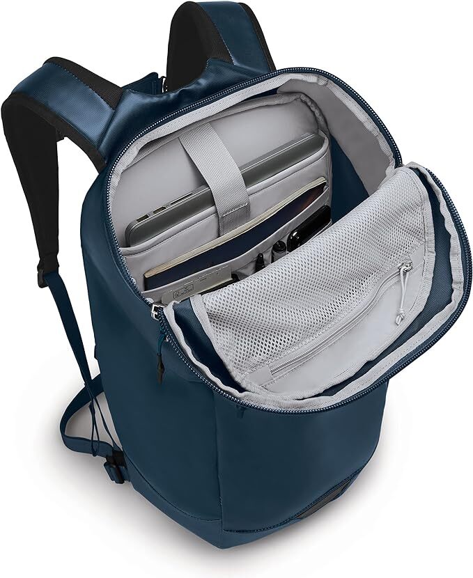 Osprey Transporter Small Zip Top Bag Backpack - Venturi Blue-2