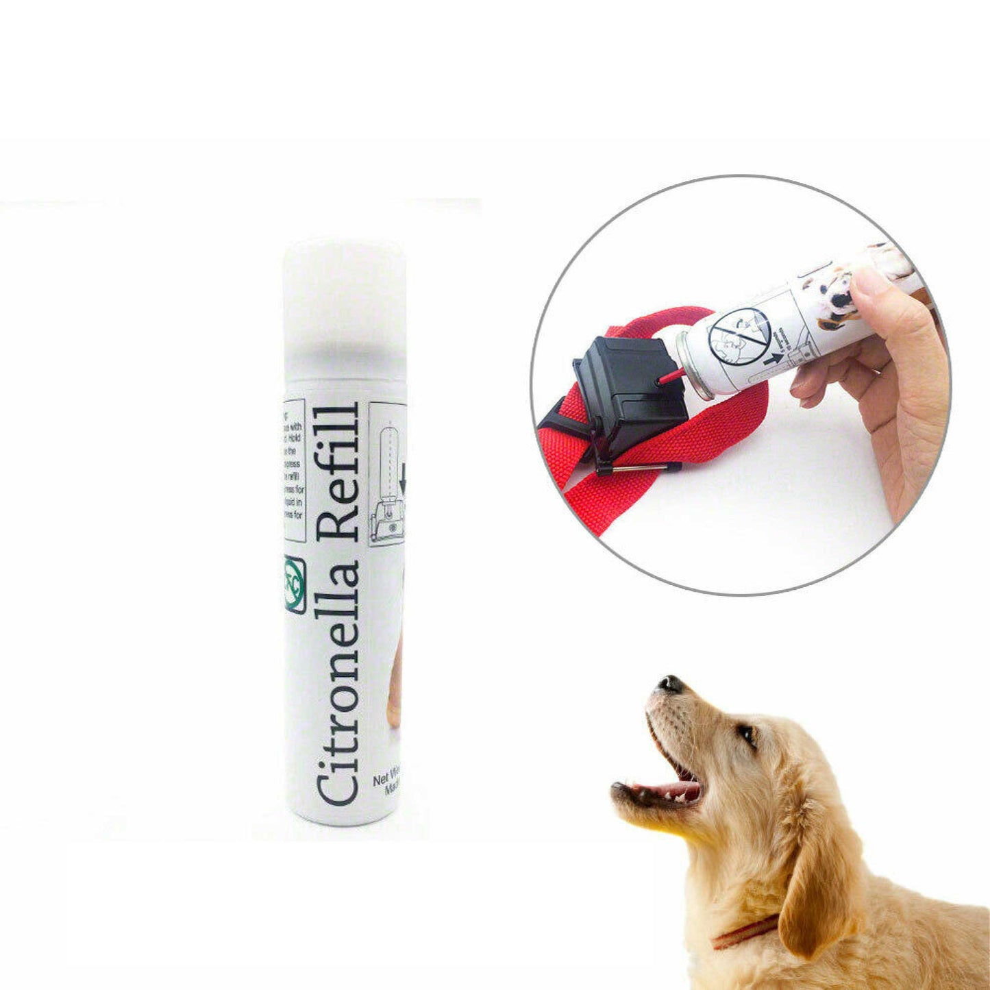 85g Citronella Spray Refill Can - Bark Training Dog Collars-3