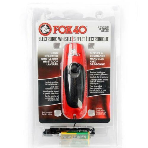 Fox 40 Electronic Whistle with Wrist Lanyard