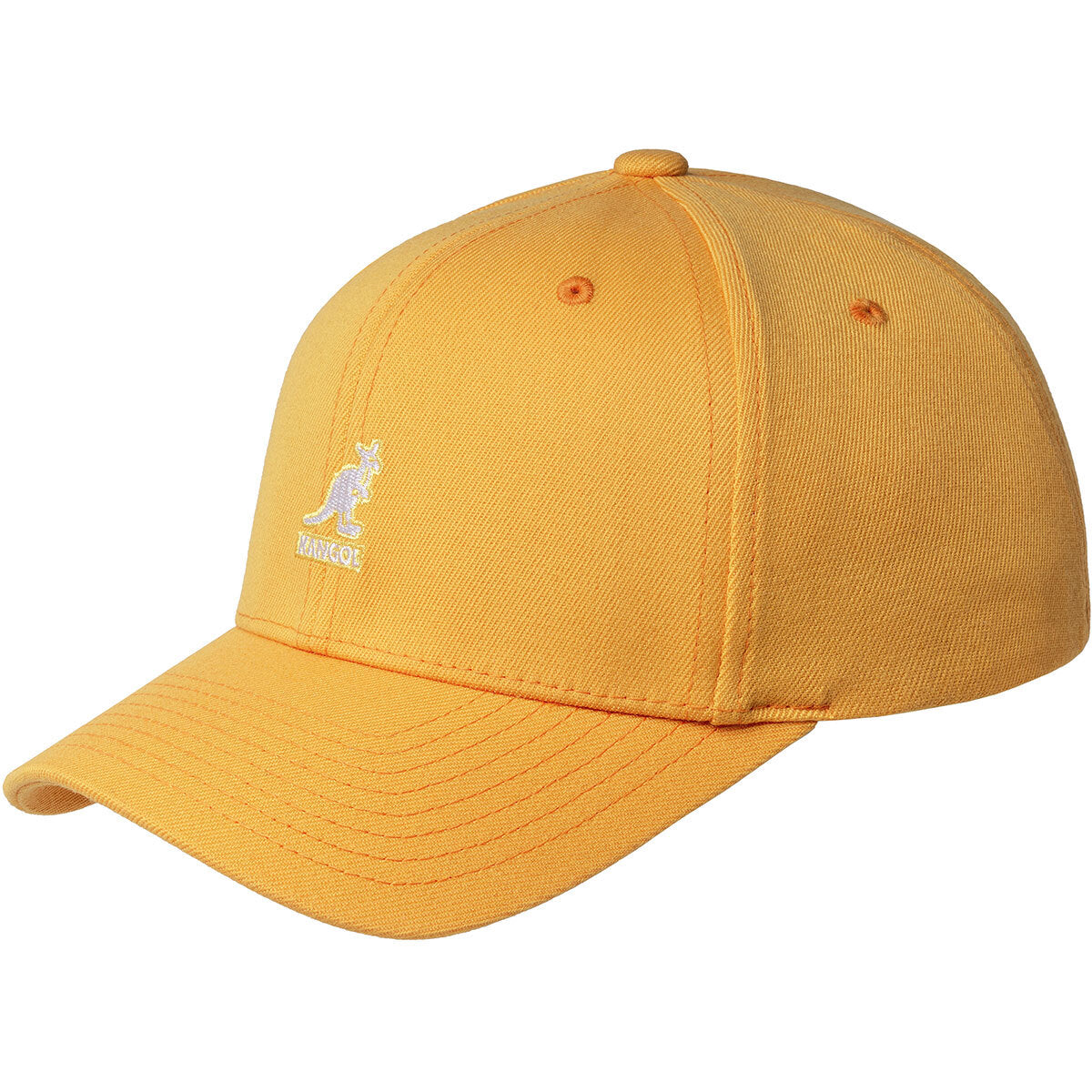 Kangol Mens Wool Flexfit Baseball Athletic Comfortable Cap - Warm Apricot-1