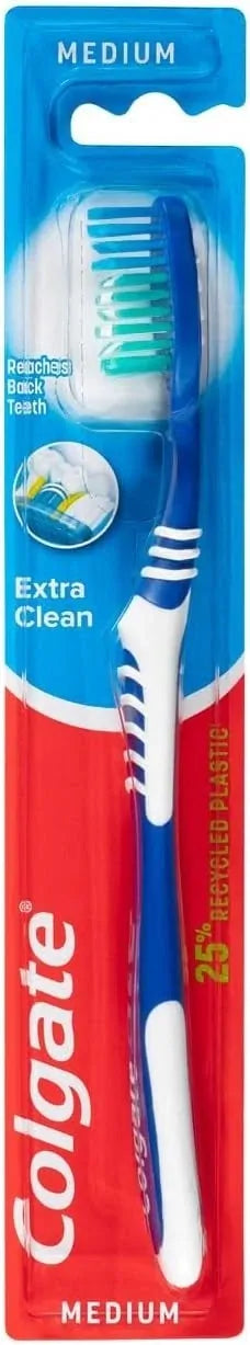 12x Colgate Extra Clean Toothbrush Medium (12 Packs of 1)
