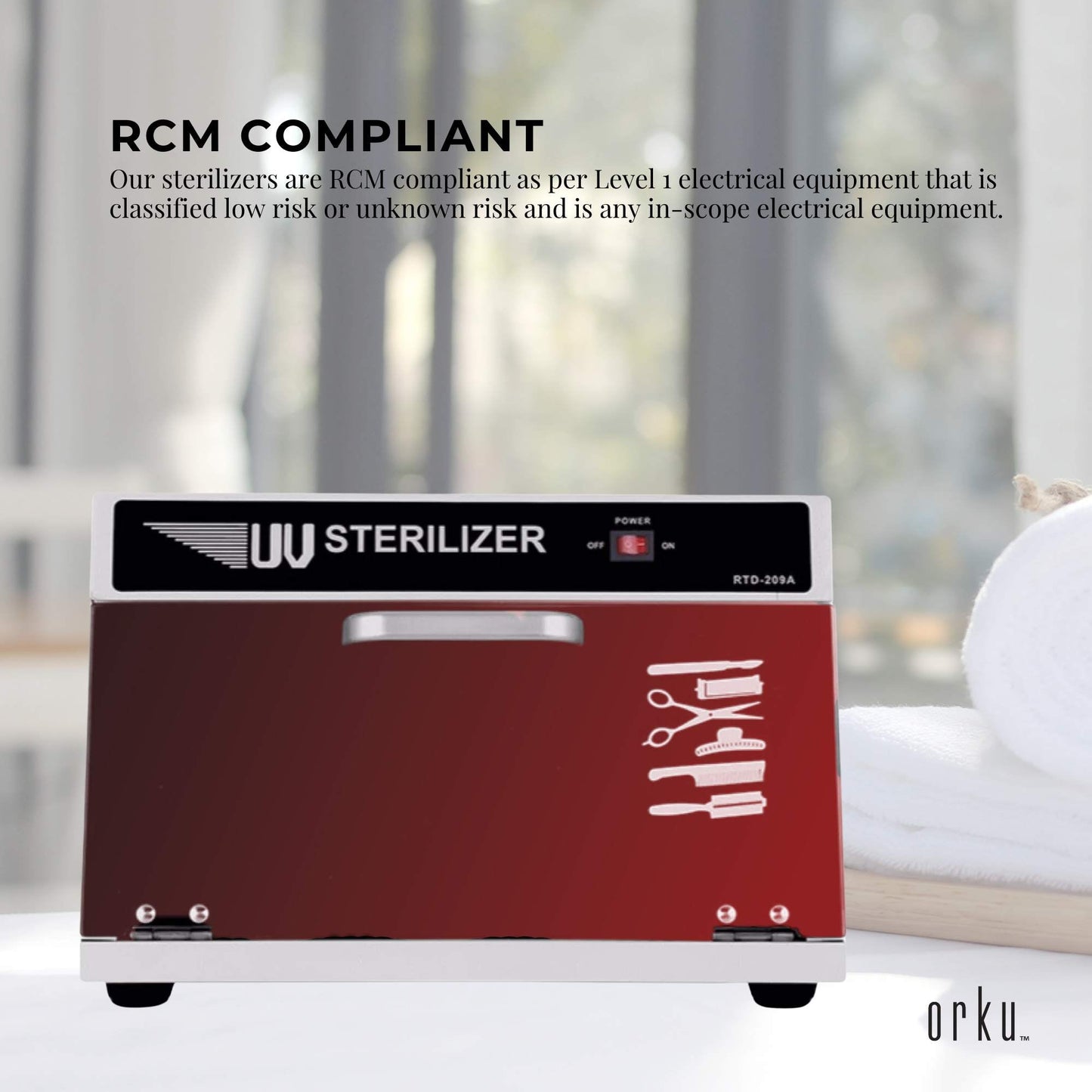 8L UV Steriliser Box Beauty Equipment Sanitising Salon Nail Tools Sterilizer-4