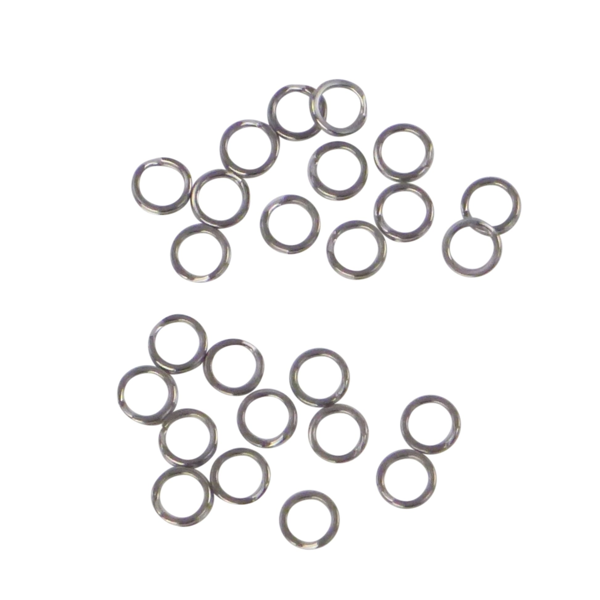 Swimerz 8mm Split Ring Stainless Steel, 25 Pack-0