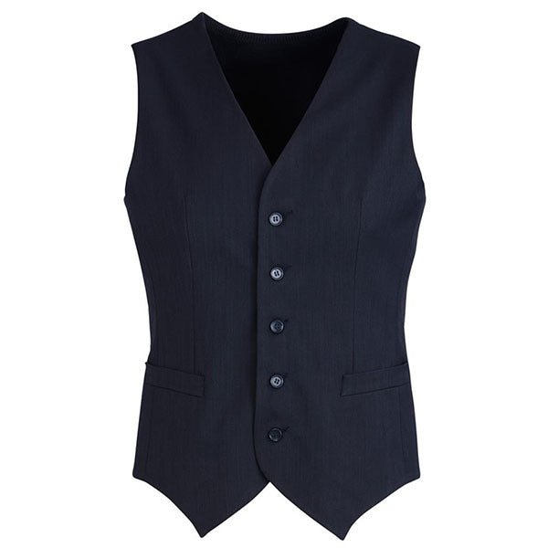 Mens Peaked Vest Waistcoat w/ Knitted Back Suit Formal Wedding Dress Up-12
