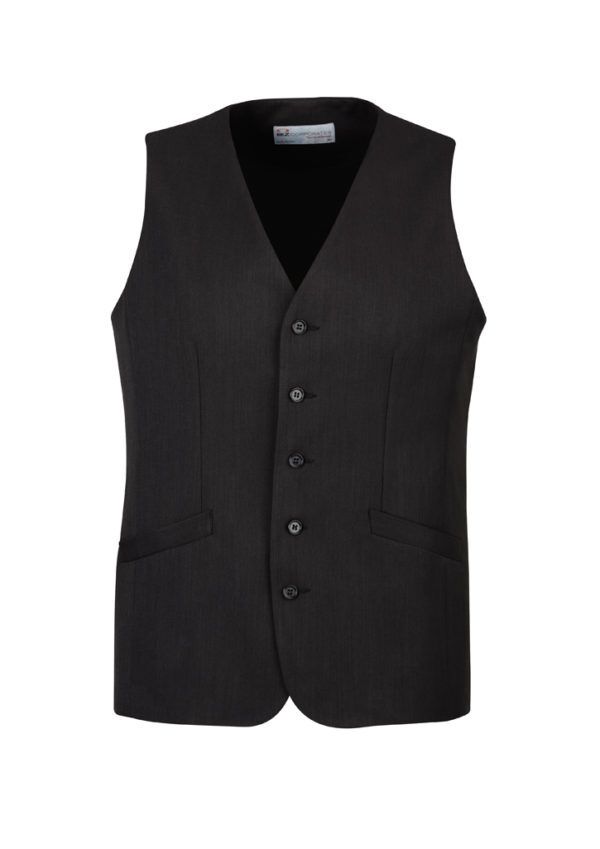 Mens Bamboo Blend Longline Vest Waistcoat w/ Stretch Business Forrnal Dress-18