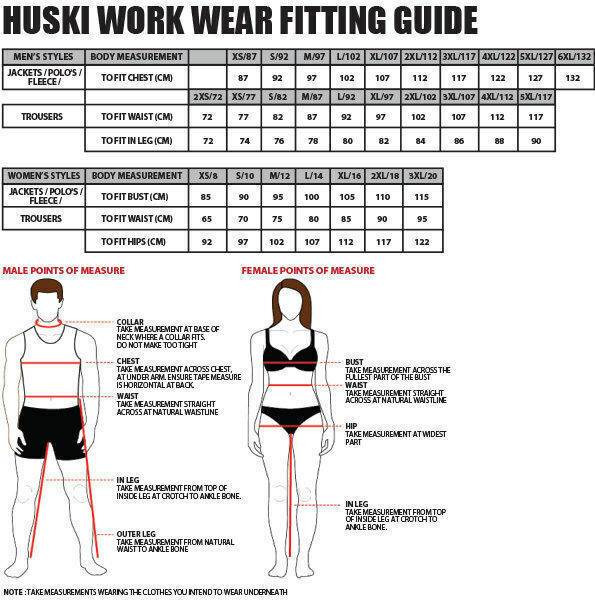 HUSKI STRATUS RAIN JACKET Waterproof Workwear Concealed Hood Windproof Packable - Charcoal